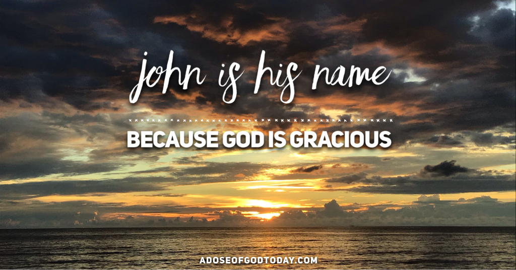 God is gracious and fills us with gifts